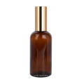 100ml / 3.4 oz. Amber Glass Spray Bottle with Atomizer, Fine Mist Spray, Refillable Container for Perfume